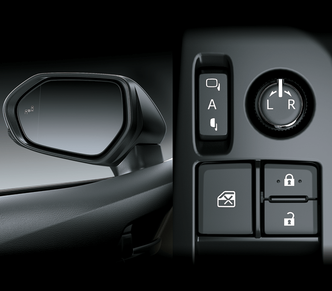 gương chiếu hậu toyota Camry 2023