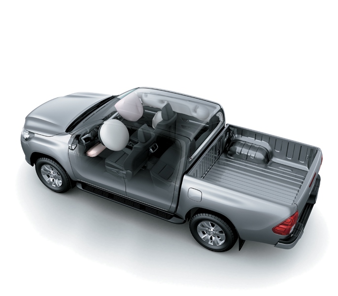 túi khí toyota hilux 2022