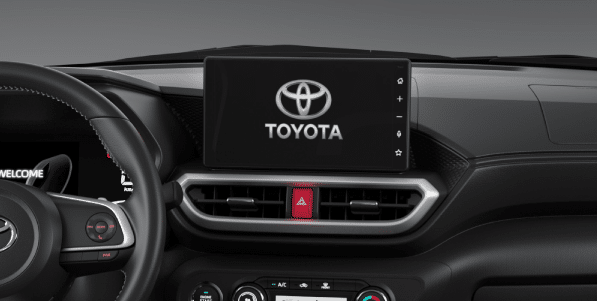 màn hình giải trí toyota raize 2022